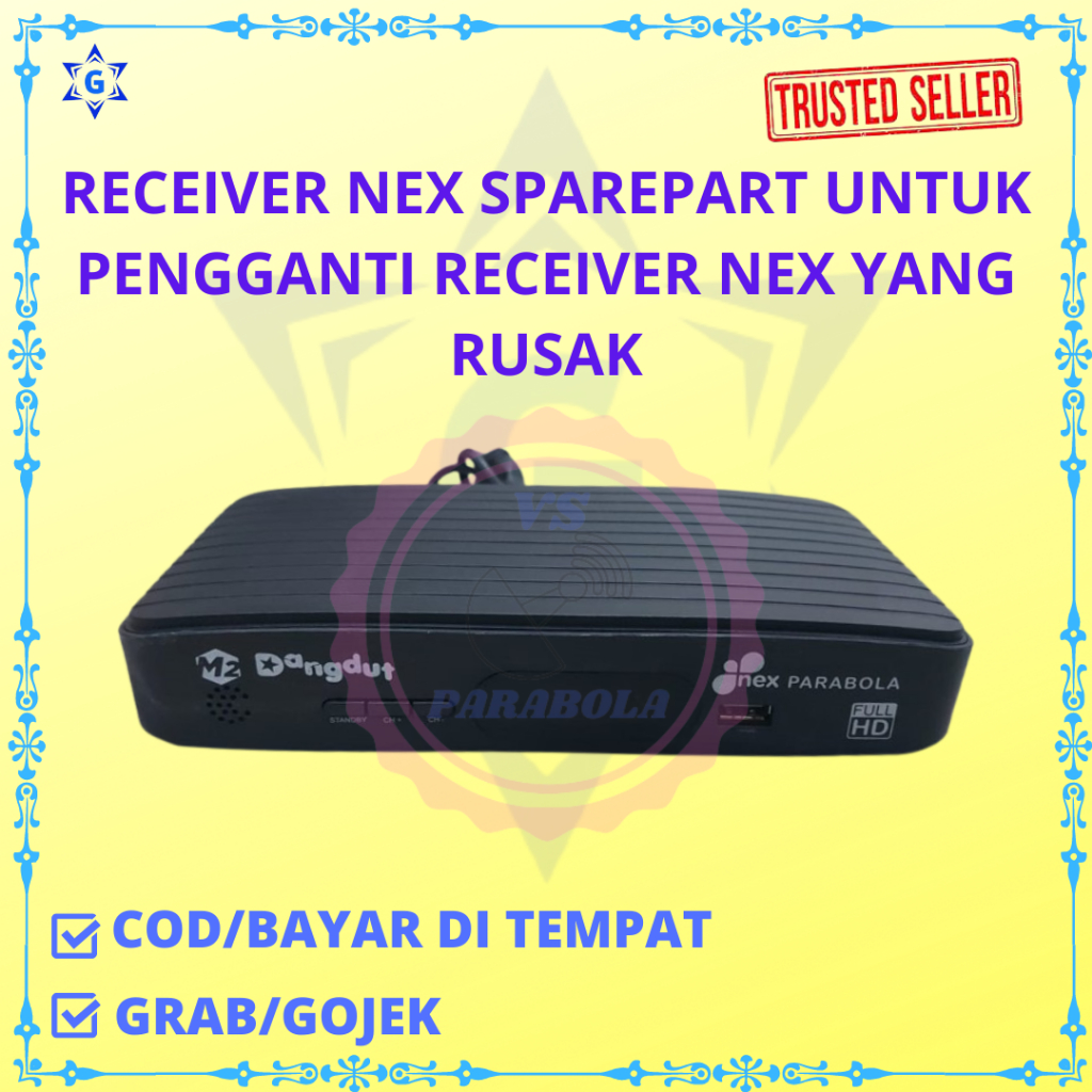 RECEIVER NEX PARABOLA SPAREPART (TANPA KIRIM MAINBOARD RUSAK) UNTUK PENGGANTI SEMUA TIPE RECEIVER NE