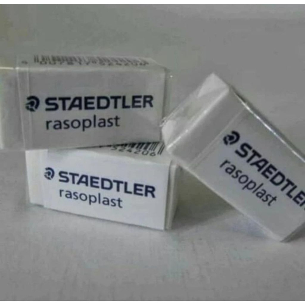 

penghapus eraser pensil Staedtler putih kecil satuan