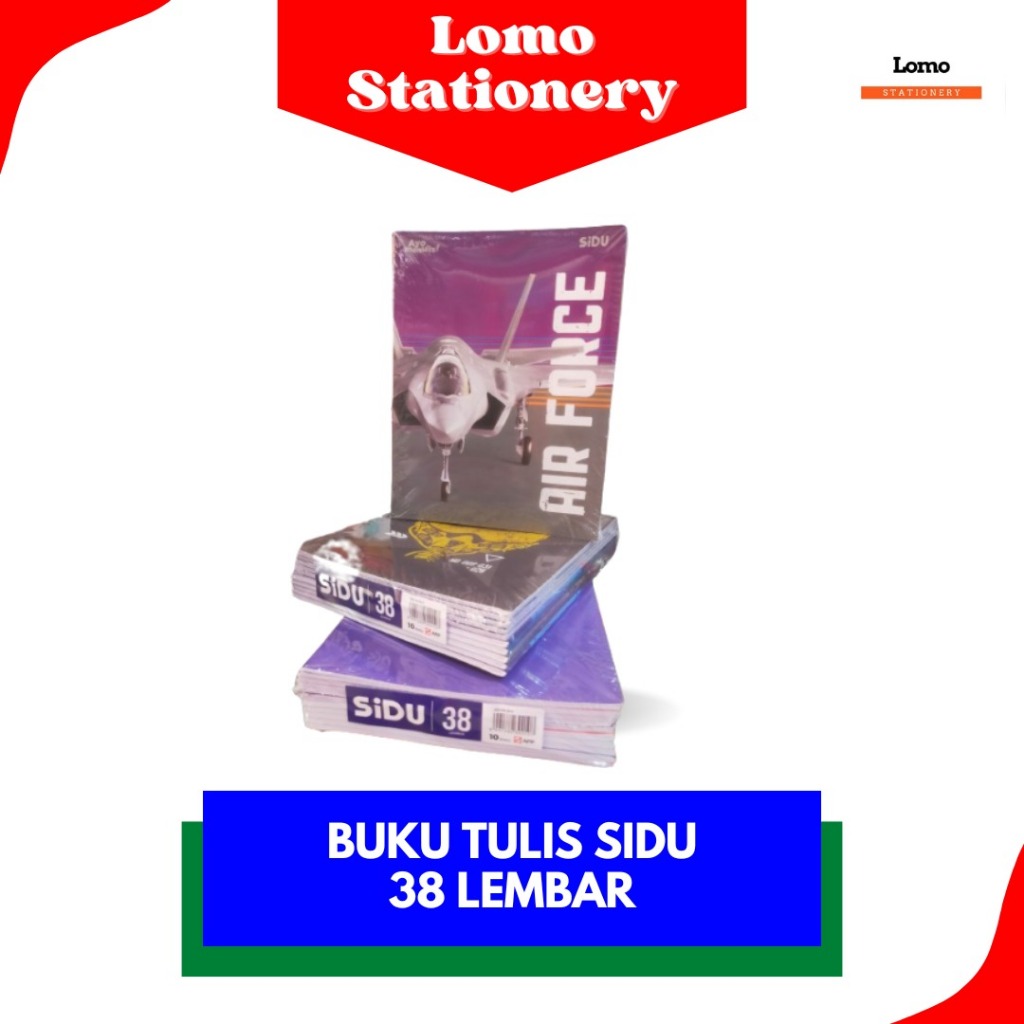 

BH01 Buku Tulis Sidu 38 Lembar (10 buku)