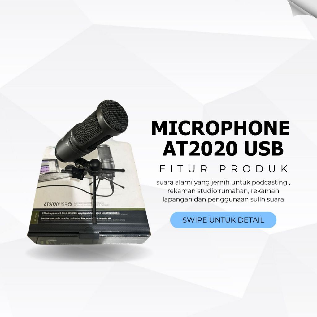 AT2020USB Microphone USB - Second/Bekas