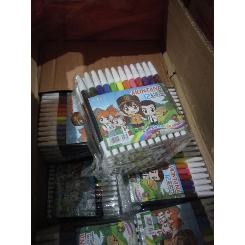 

SPIDOL SET WARNA MONTANA 1GROS:12 SET (144 Pcs)