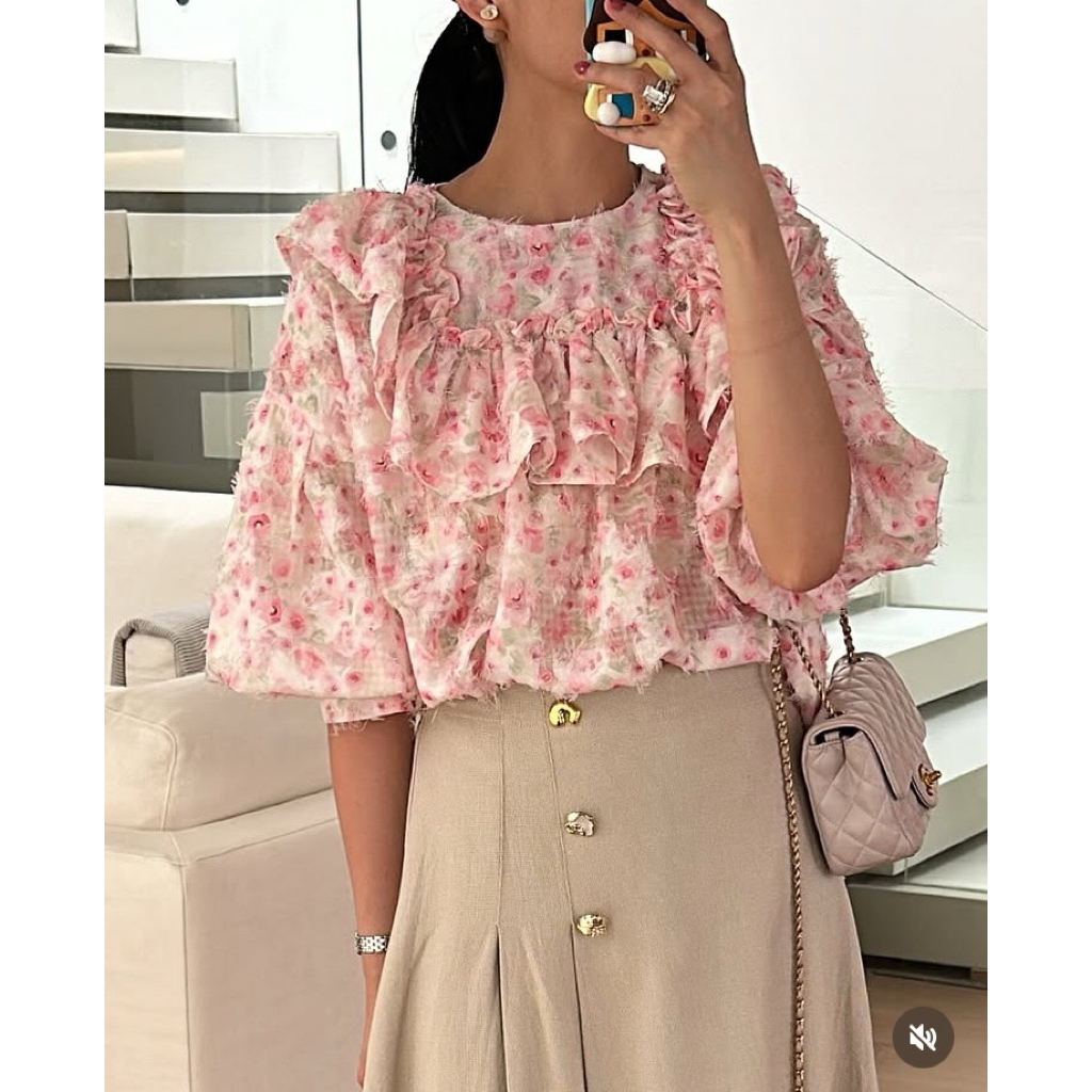 jii gloria flora blouse / jii by gloria agatha flora blouse