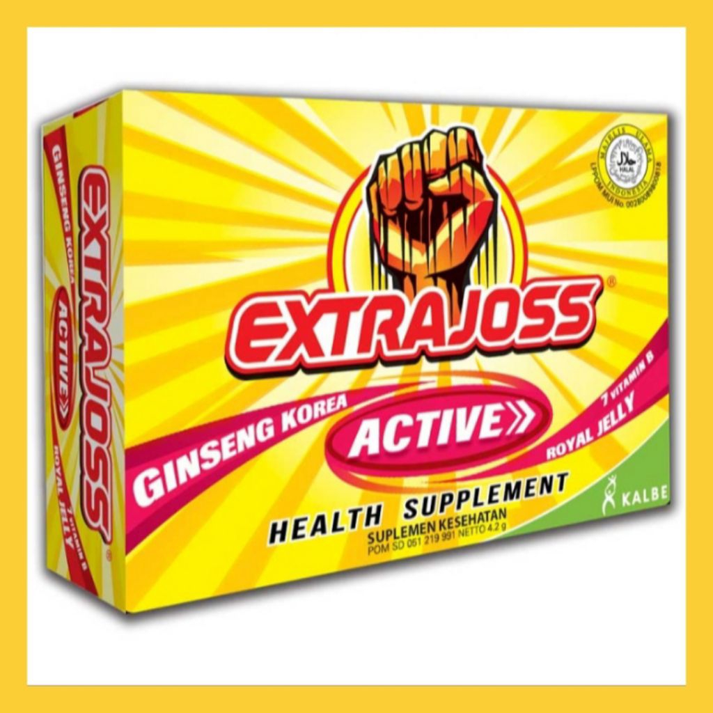 

Extra Joss Active Minuman Suplemem Kesehatan 6.2 g