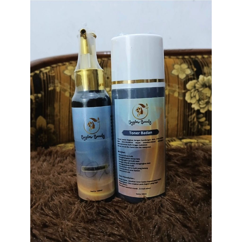 PAKET HEMAT GLOW UP 2 BYGLOW / LOTION PEMUTIH AMPUH