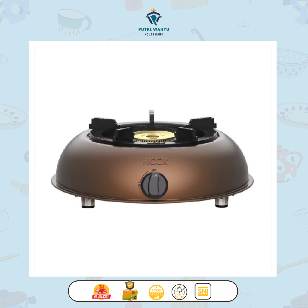 KOMPOR HOCK MUTIARA SILVER 100MV kompor gas hock kompor 1 tungku kompor gas 1 mata kompor gas mata 1