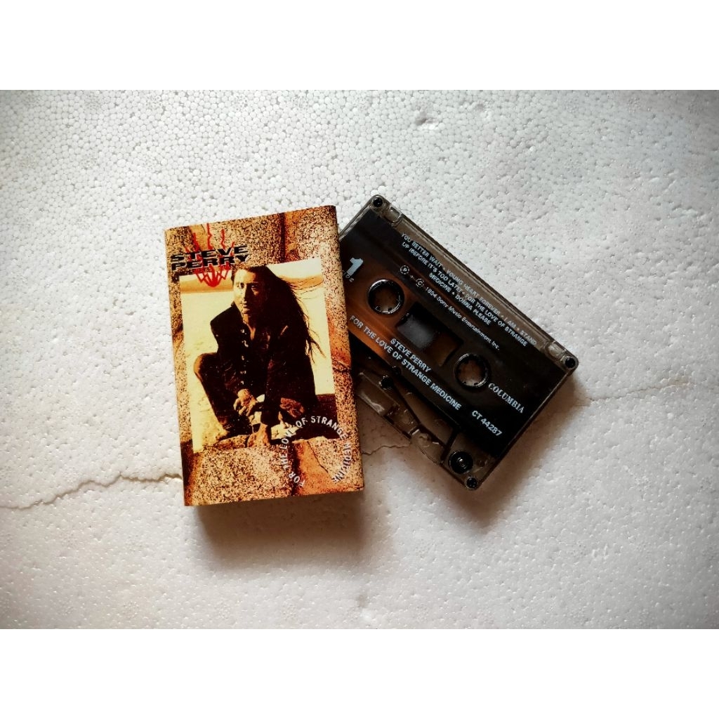 kaset pita rock STEVE PERRY for the love of strange medicine not journey