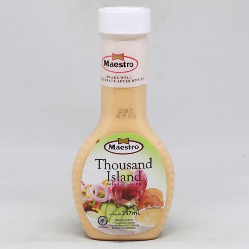 

[oddsolshop] pekanbaru/Maestro Thousand Island 237GR Salad Dressing Halal Bahan Masakan Makanan