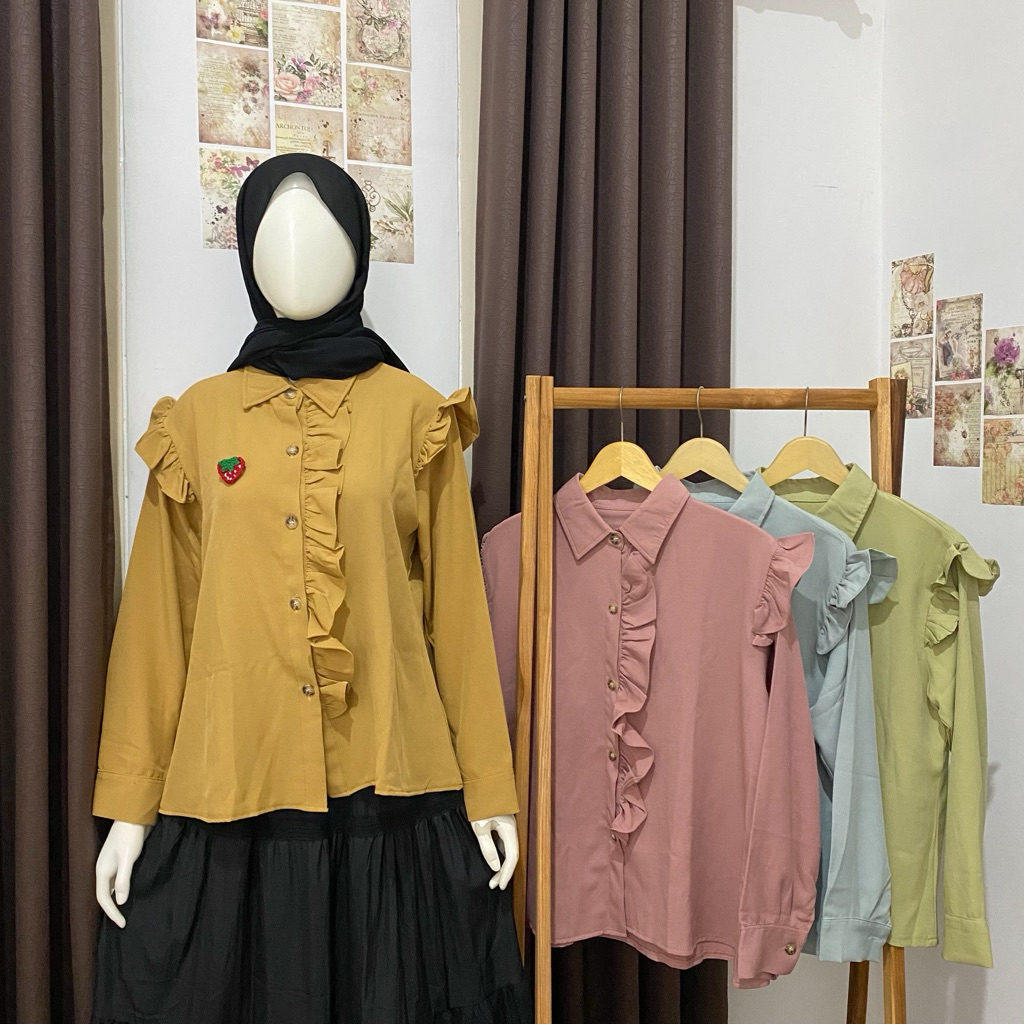 Kemeja wanita | kemeja blouse | blouse wanita | atasan wanita