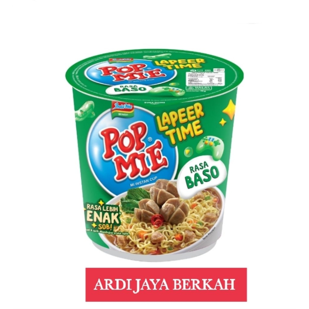 

Pop Mie Mi Instan Cup Bakso 75g