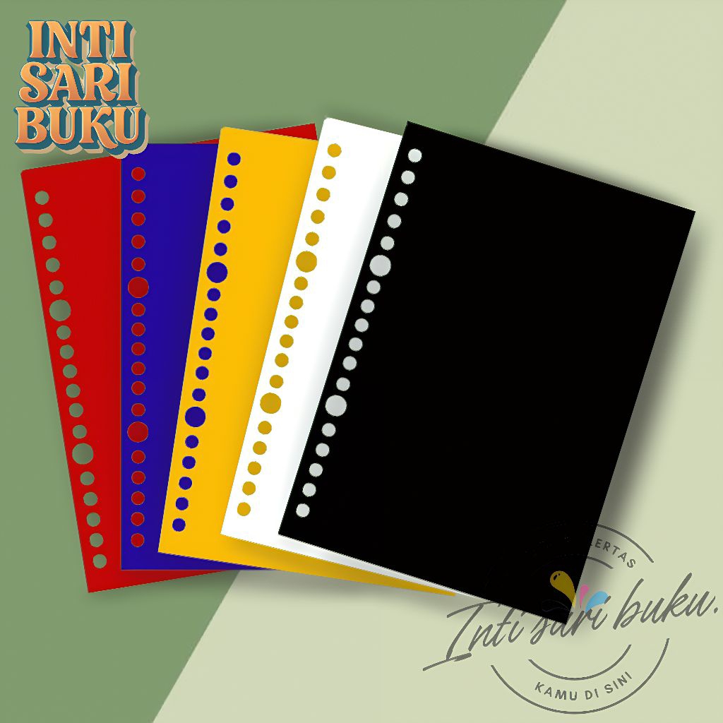 

Cover Sampul Loose Leaf Bahan Mika Tebal Warna Warni Untuk Binder Ukuran A5/B5/A4