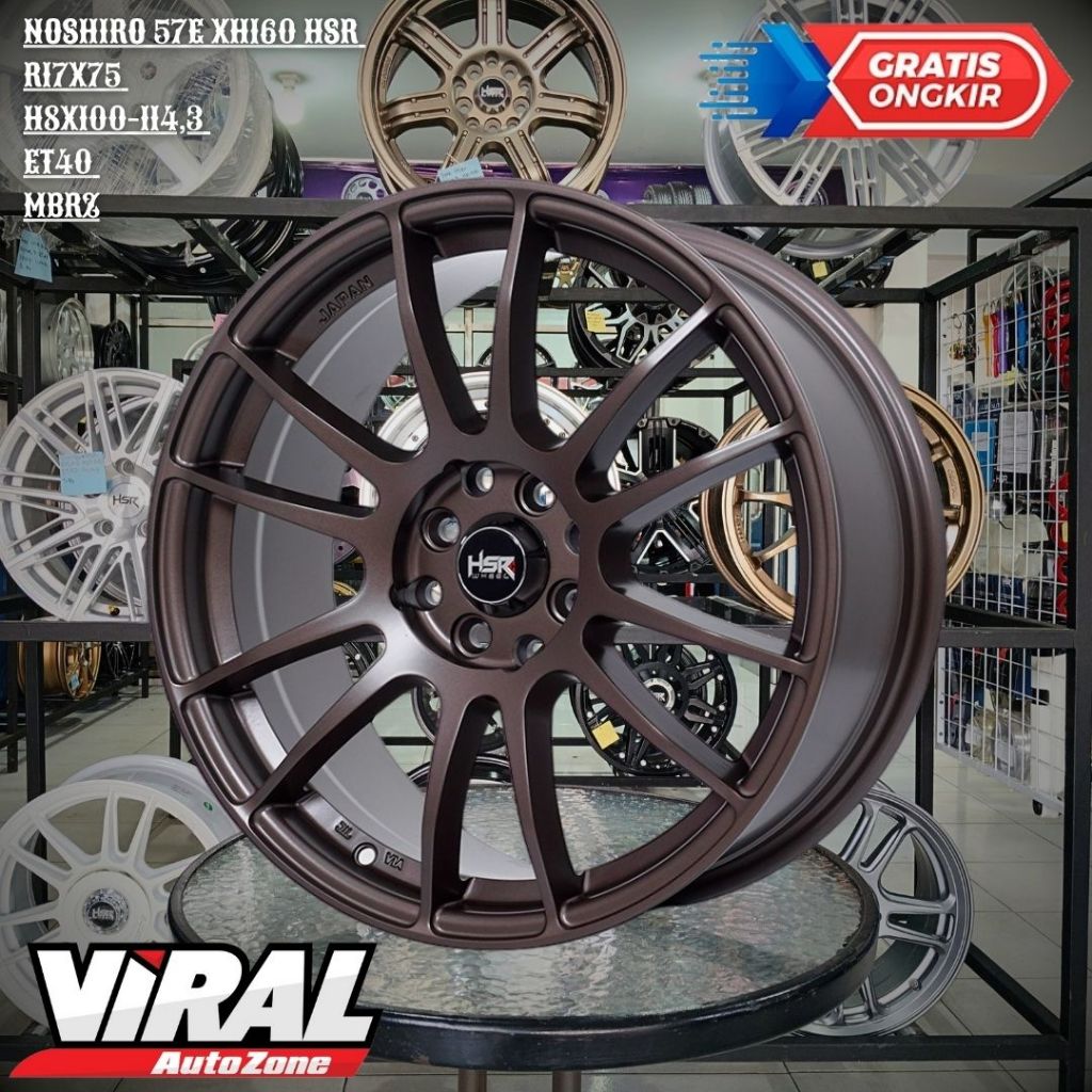 Velg Mobil untuk GRAND LIVINA,KIJANG LGX,CONFERO HSR NOSHIRO RING 17 R17 MBRZ