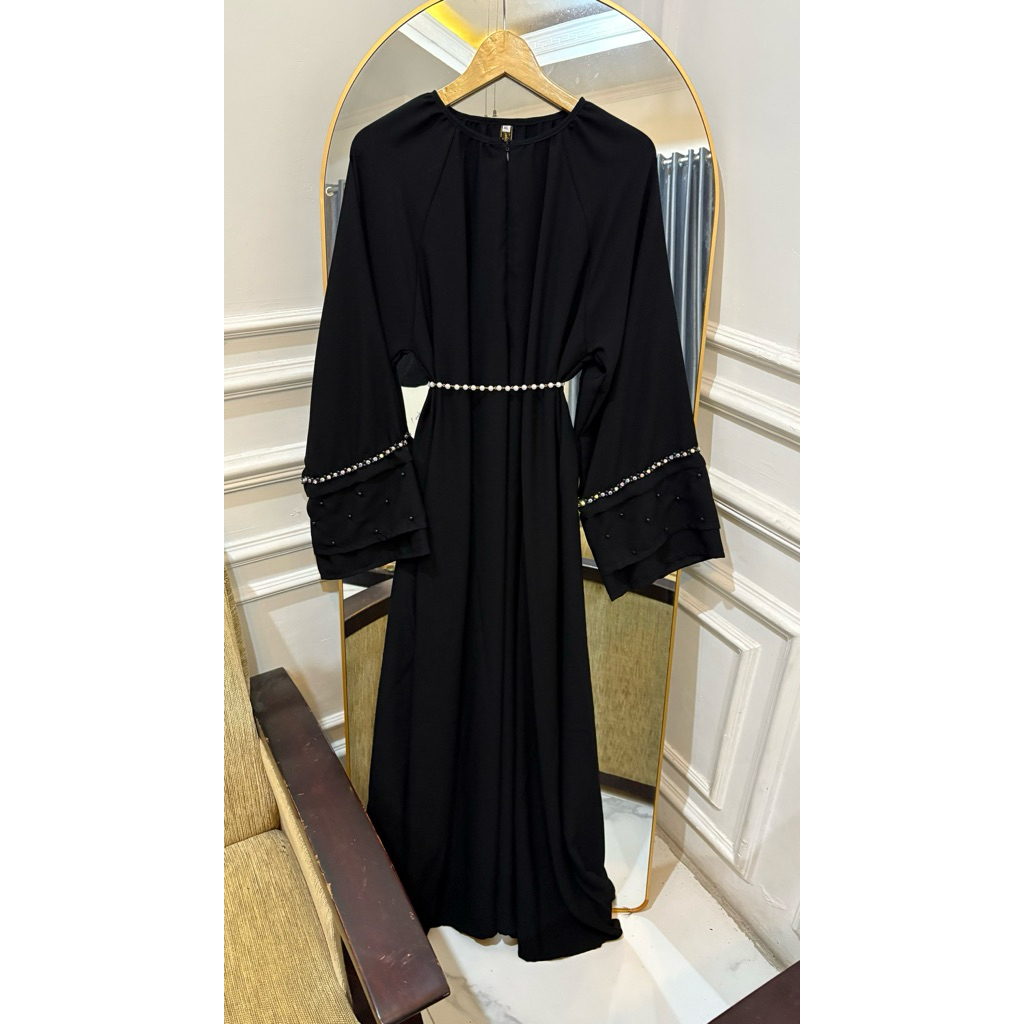 bundling abaya hitam dan coklat 510.000