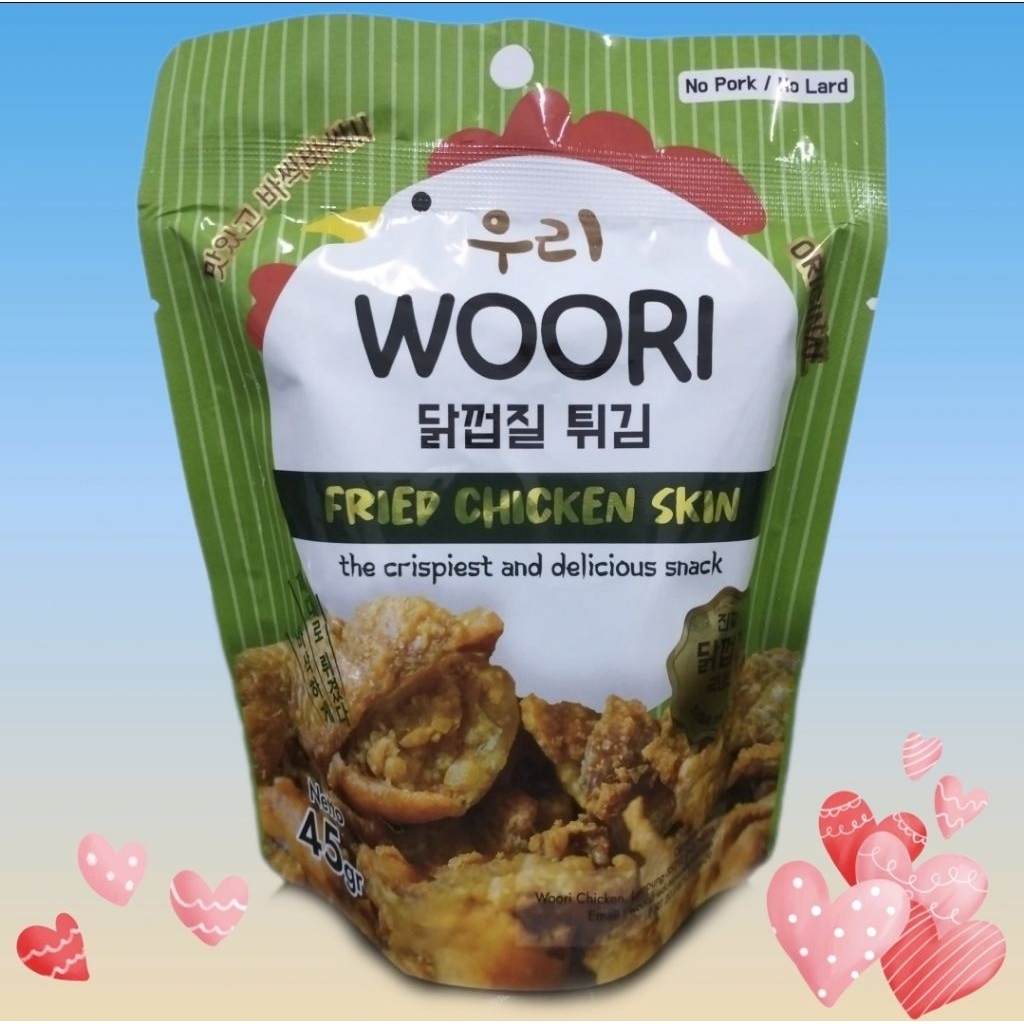 

Woori Fried Chicken Skin/Woori Kulit Ayam Goreng isi 45 gram