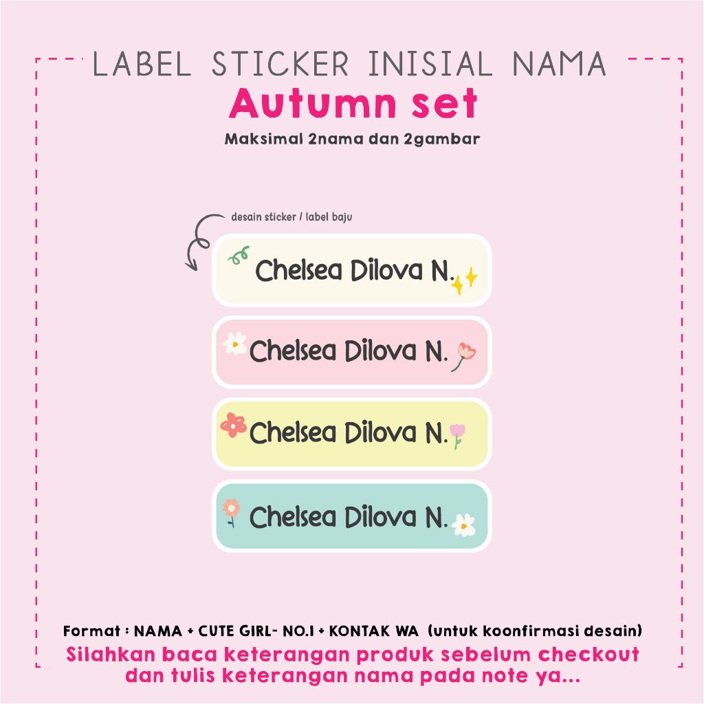 

STIKER NAMA DAN LABEL BAJU CUSTOM