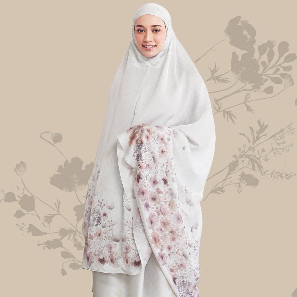 Mukena Adara DIARIO x Nagita Slavina - Broken White