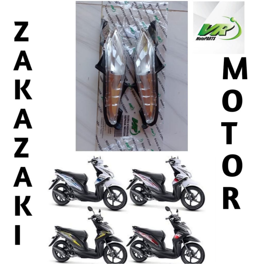 WIN - lampu sen depan beat FI kanan kiri thn 2013 2014 2015 2016 esp