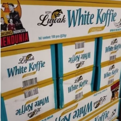 

[1 karton] Kopi Luwak White koffie 20gr isi 12 renteng