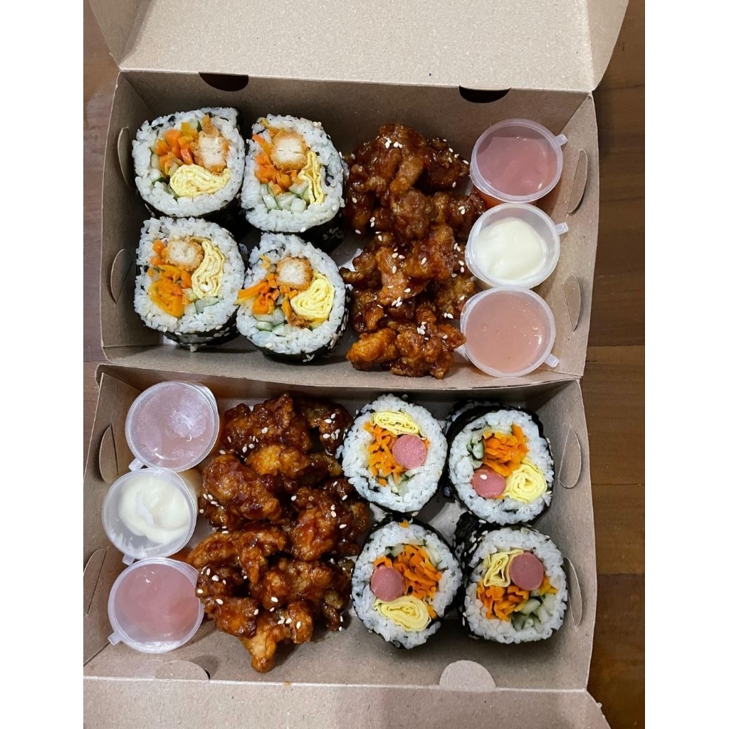 

Kimbap & Chicken Popcorn