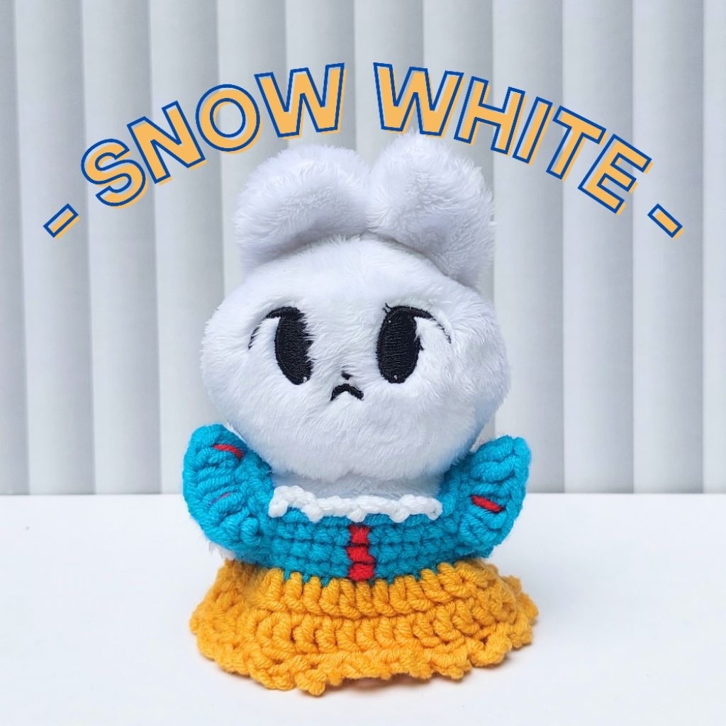 Dress Baju Rajut Snow White Boneka Haddo / Doll Clothes 10cm NCT Doyoung