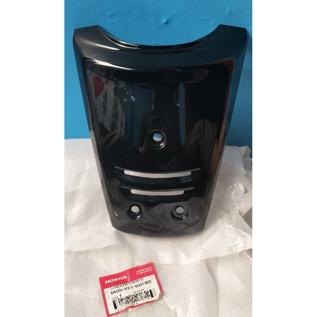 64500-KEV-9000FMB Panel Dada Depan Supra X 100 Hitam ORI AHM