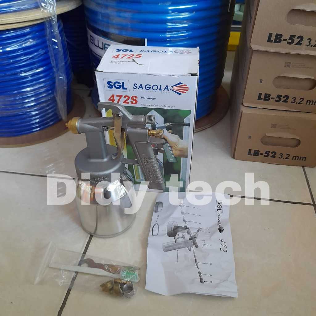 SPRAY GUN SAGOLA 472S TABUNG BAWAH