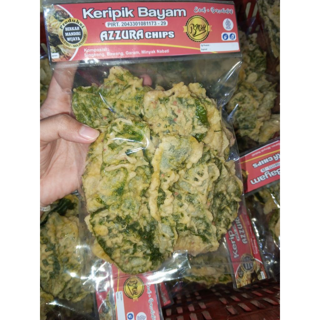 

kripik bayam