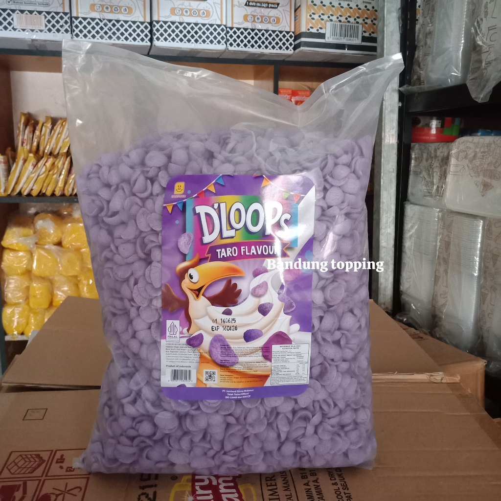 

Taro Flavour Dloops Cereal / Chococips / Sereal Kiloan 1kg