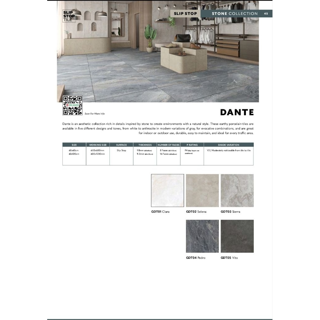 GRANIT MEREK NIRO TYPE DANTE GDT01 CLARA GDT02 SELENA GDT03 SIERRA GDT04 PEDRO GDT05 VITO UKURAN 60X