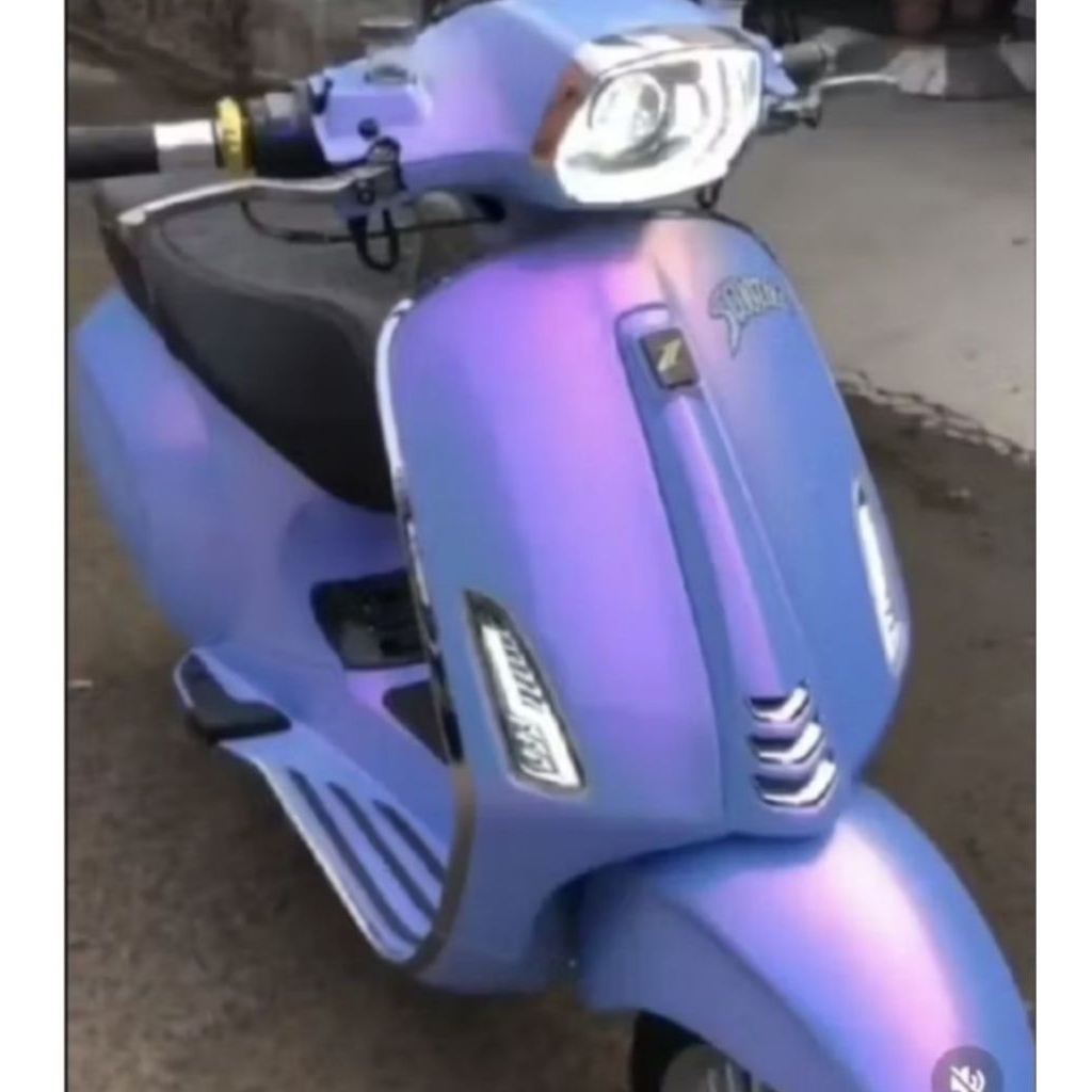 cat warna fortune blue + lembayung ungu cat motor cat mobil cat custom cat automotive cat automotif 