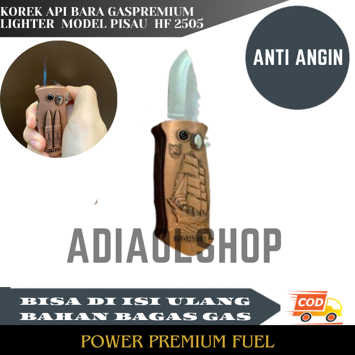 RENNE KOREK API BARA GAS MODEL PISAU KAPAL LAYAR HF 2505