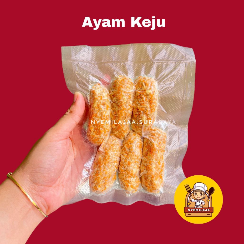 

ayam keju premium isi 6 pcs - ayam keju lumer - ayam keju melted - ayam keju