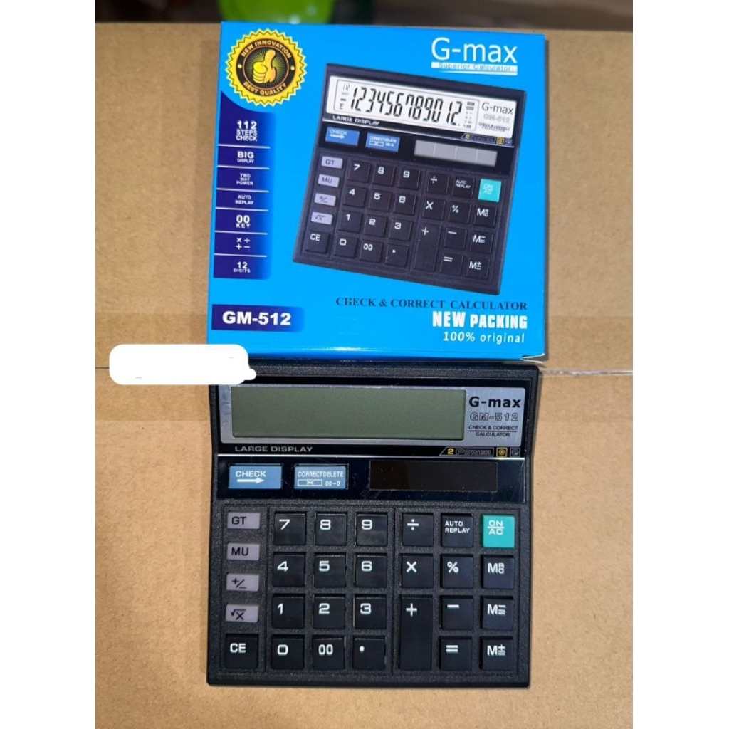 

Kalkulator 12 Digit G-Max 2 power system