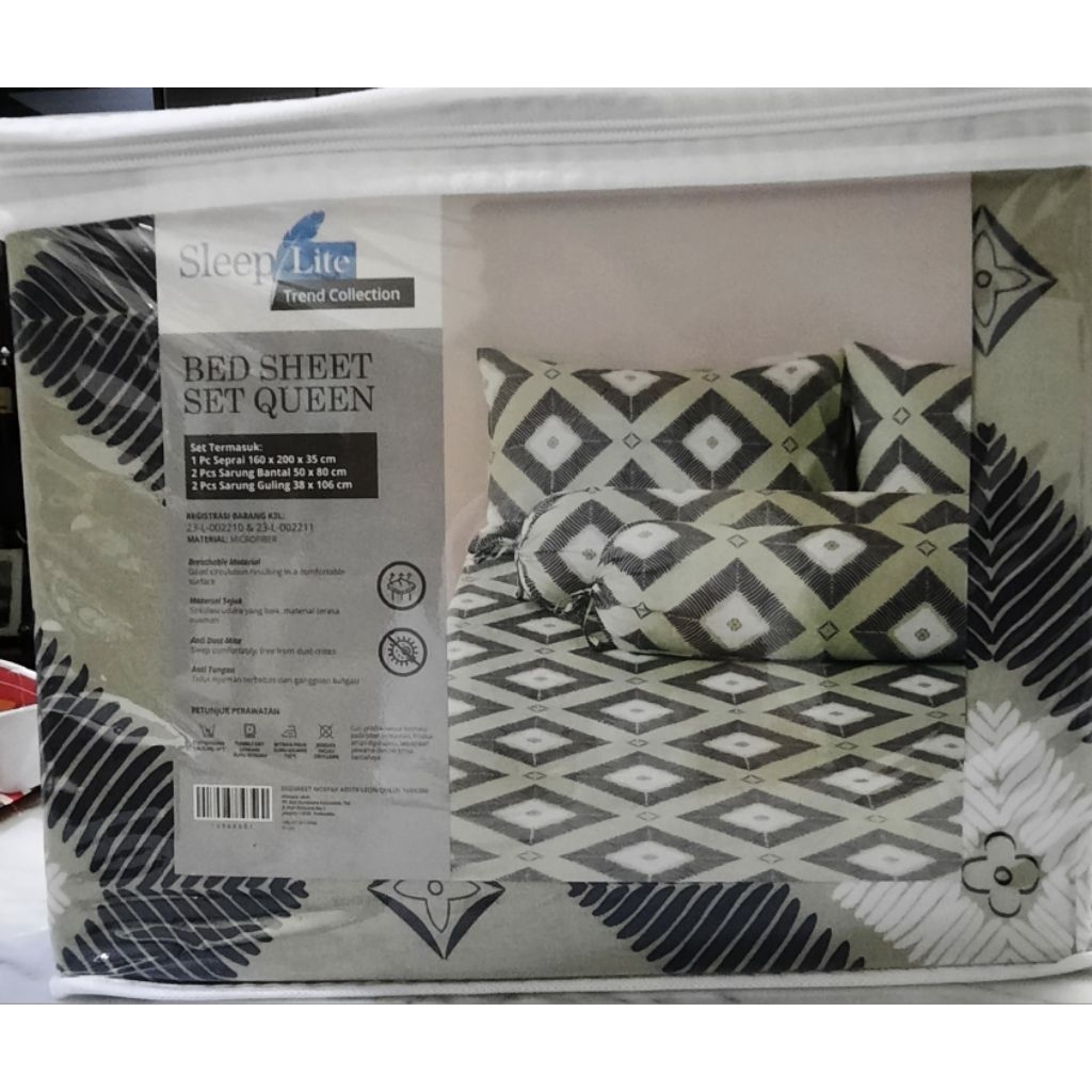 Sleep Lite AceHardware Sprei Queen uk 160x200x30