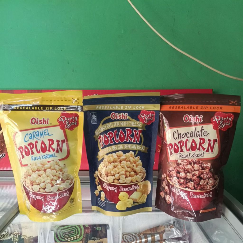 

Oishi PopCorn / Jagung Berondong 3 Varian Rasa - Party Size 100 GR #VazaBasicSnack #VbSnack