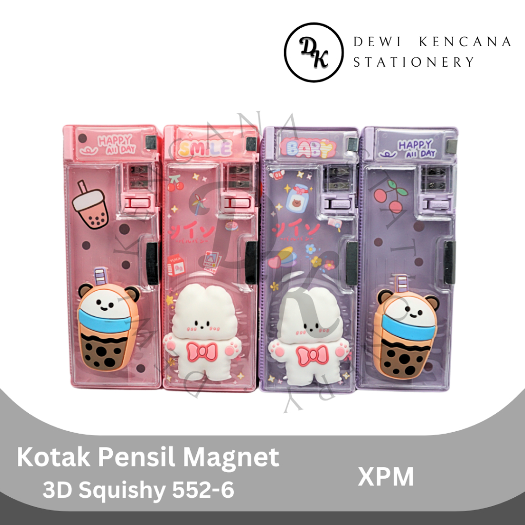 

XPM Kotak Pensil Magnet 552-6 3D Squishy