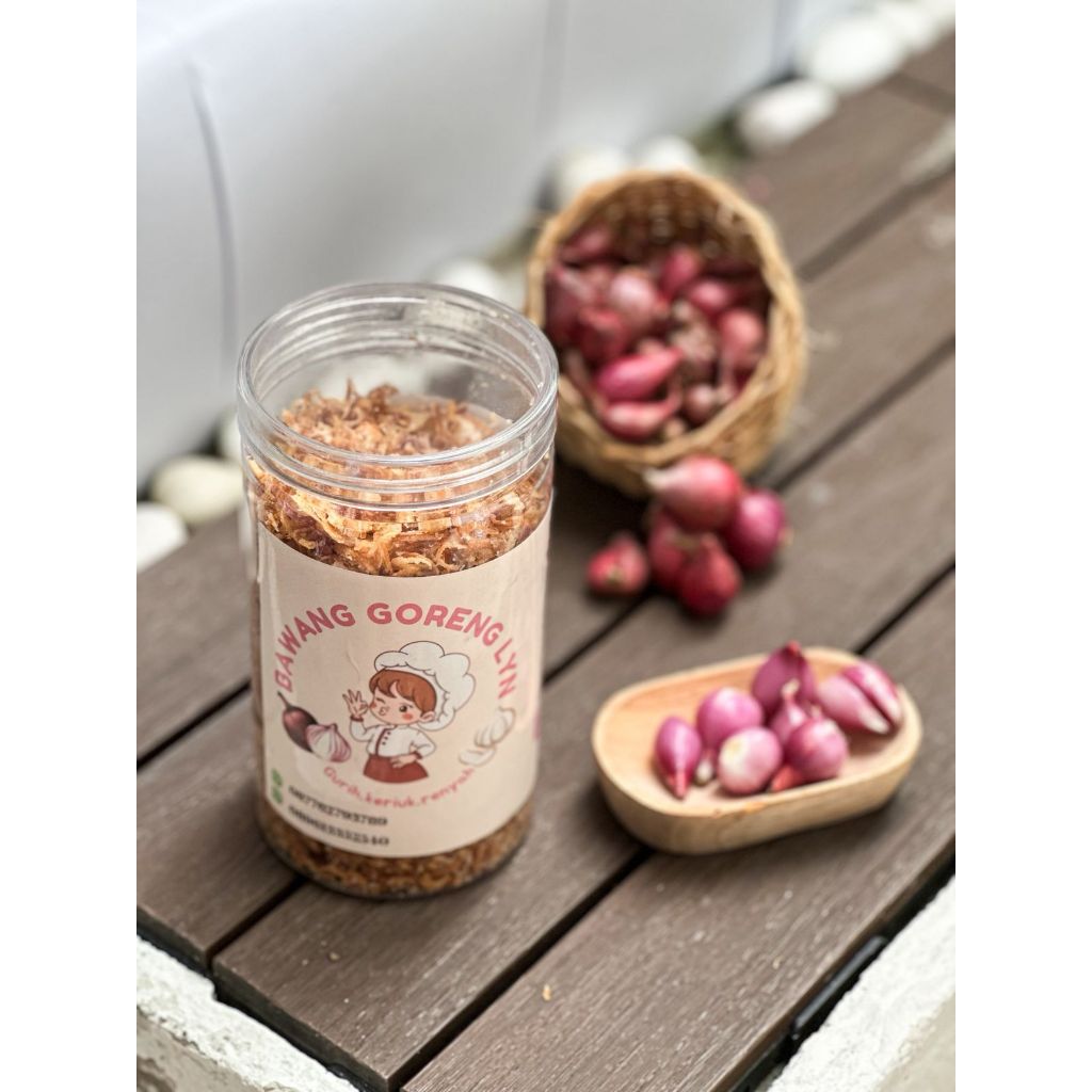 

Bawang Goreng lyn Renyah Homemade – Tanpa Pengawet – Gurih & Tahan Lama | 100% Asli isi bersih 250 grm