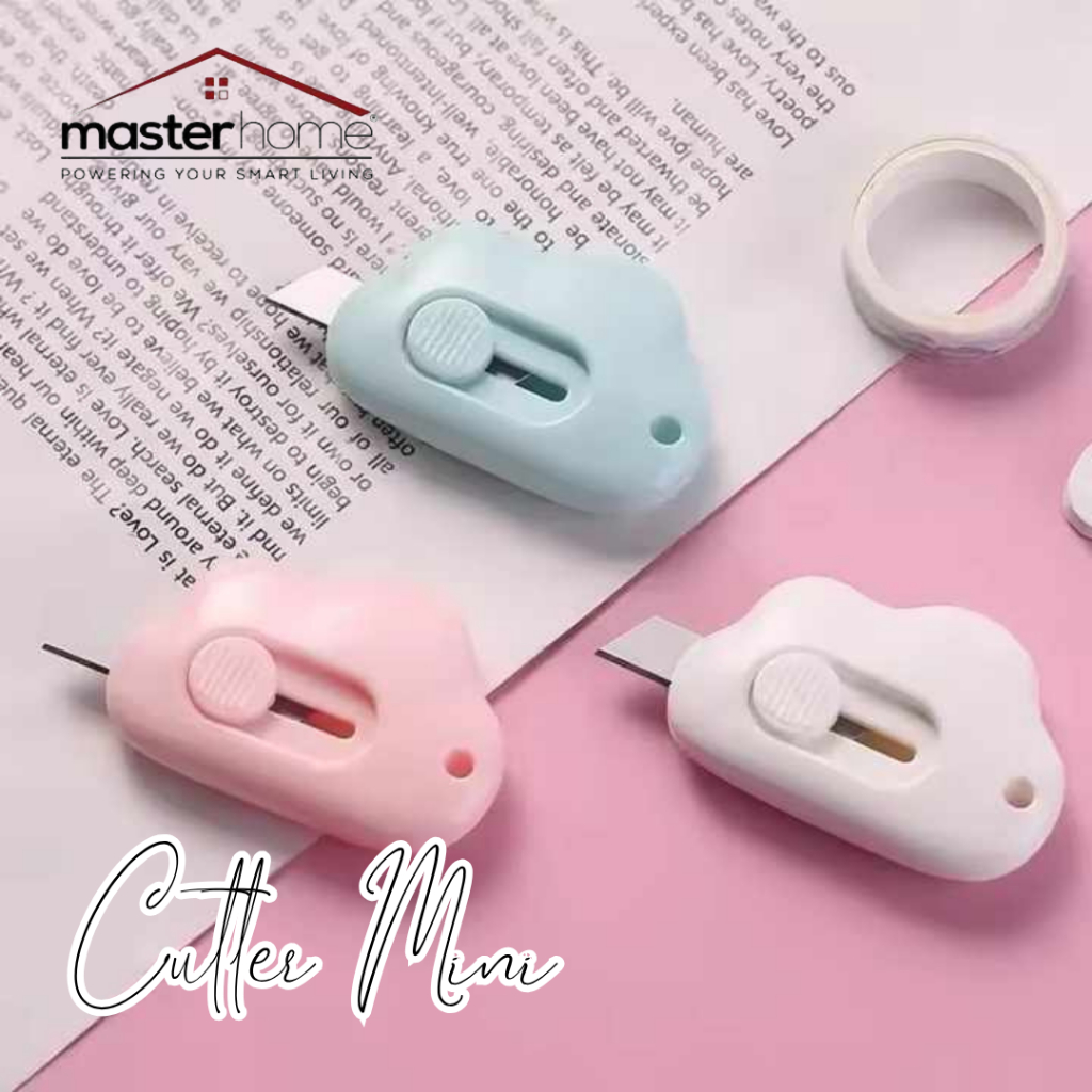 

Masterhome Cutter Mini Bentuk Lucu | Pisau Pemotong Mini | Cutter Kertas Ukuran Mini | Cutter Bentuk Karakter Awan