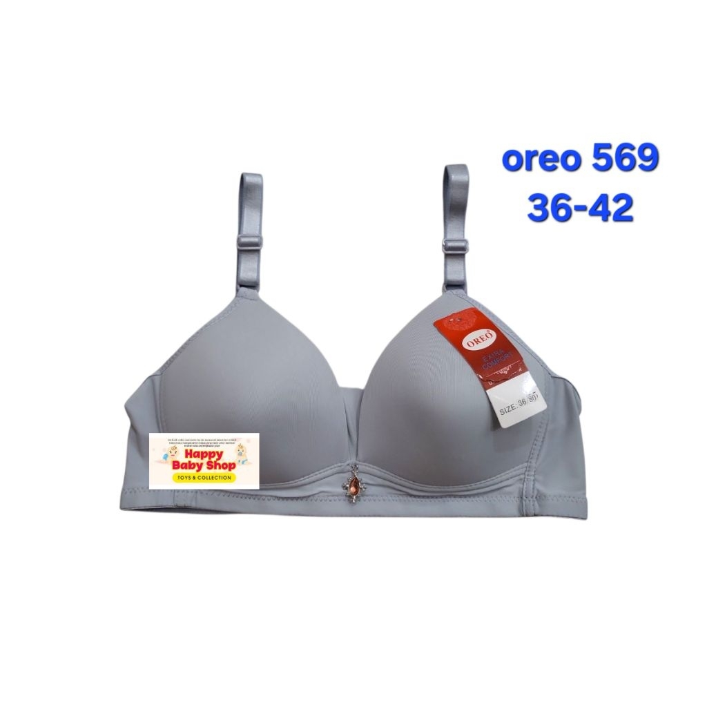 BH Bra Wanita Oreo 569 abu abu