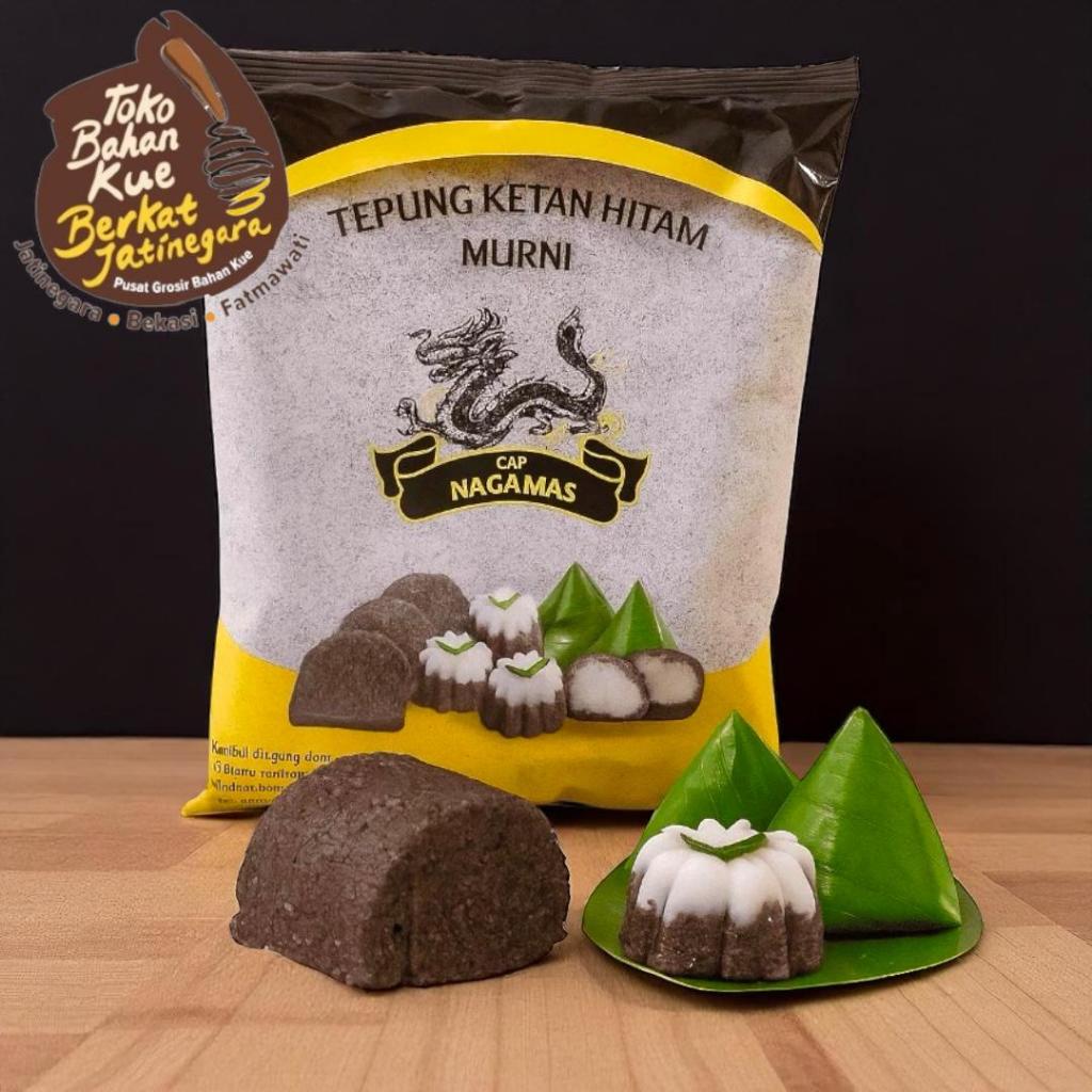 

TEPUNG KETAN HITAM CAP NAGA / TEPUNG KETAN HITAM KEMASAN 250 GR