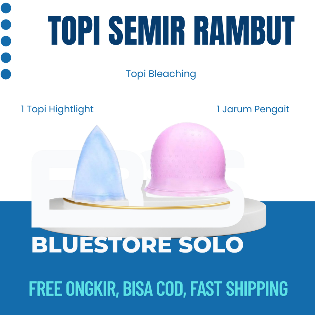 Topi Semir Rambut Magicap Topi highlight cat rambut topi bleaching alat pewarna rambut/TOPI CAT SEMI
