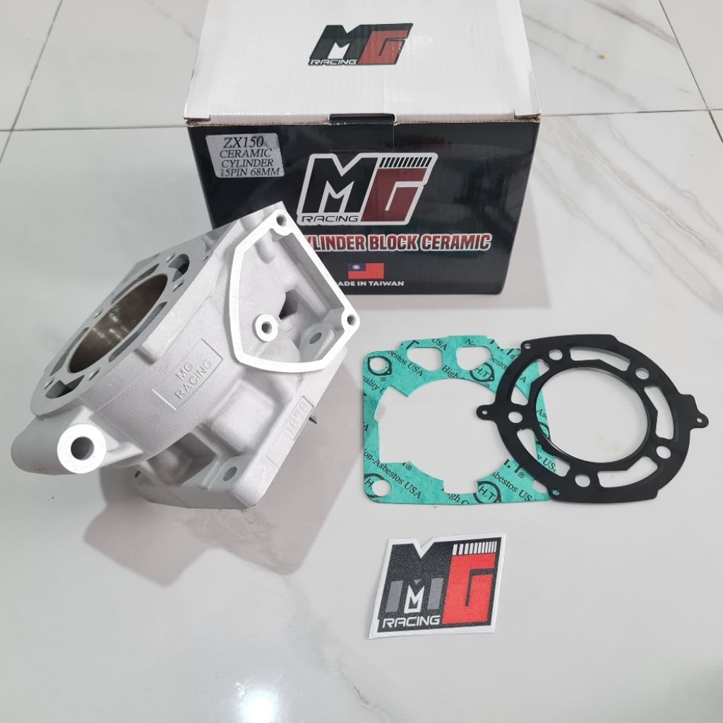 BLOK NINJA 68 CERAMIC ONLY BLOK SAJA TANPA PISTON ORIGINAL TAIWAN MG RACING