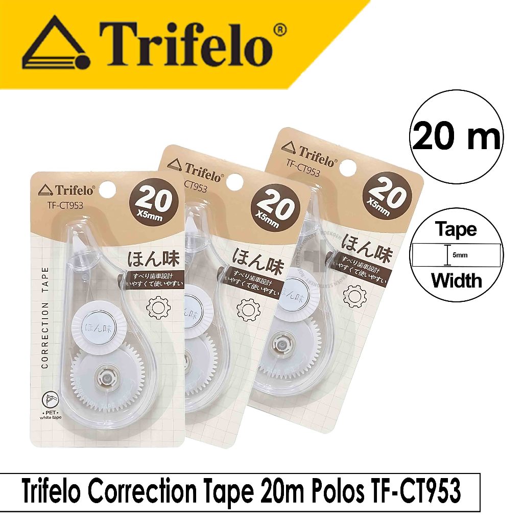 

Trifelo Correction Tape Polos 20m TF-CT953