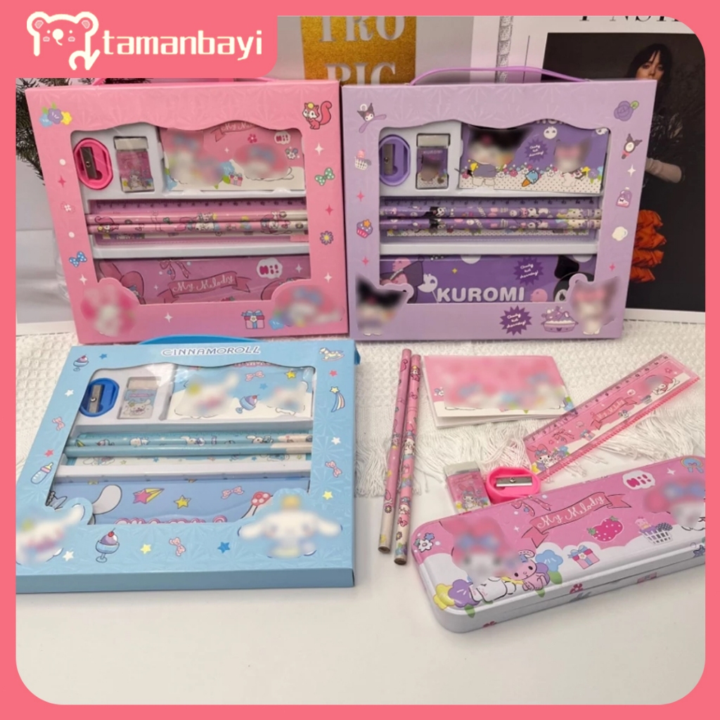 

Alat Tulis Anak Tk / Kotak Pensil Anak Set / Hadiah Liburan Anak/ Gift Anak