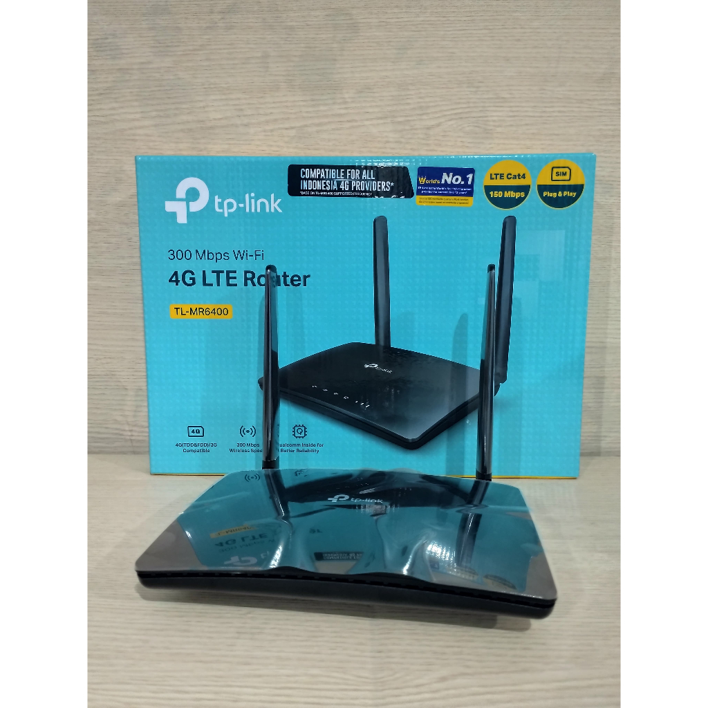 tpLINK TL-MR6400 300Mbps Wireless N 4G LTE Router TP LINK TL MR6400