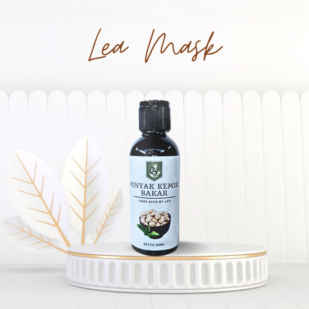 Lea Mask – Minyak Kemiri Bakar Khas Aceh 60 ml – Penumbuh Rambut & Anti Ketombe