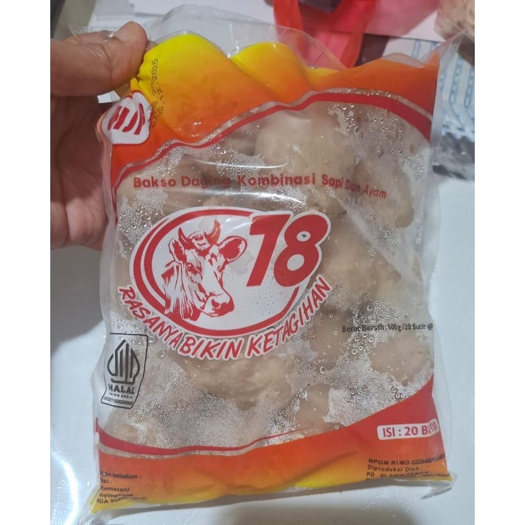 

Bakso Sapi besar merk 78 500gr