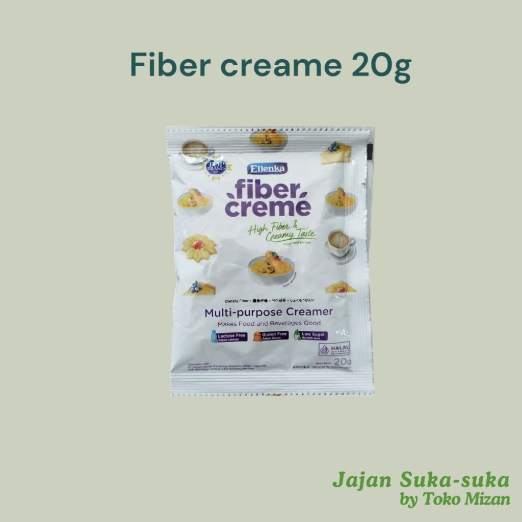 

Fiber Cream Ellenka Creamer Makanan Minuman Pengganti Santan