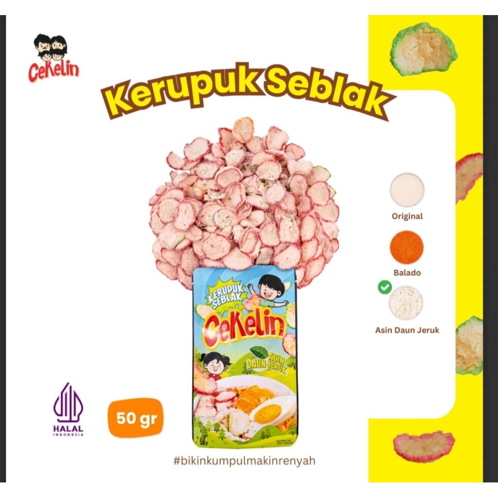 

(CEKELIN)_KERUPUK_SEBLAK_50GR