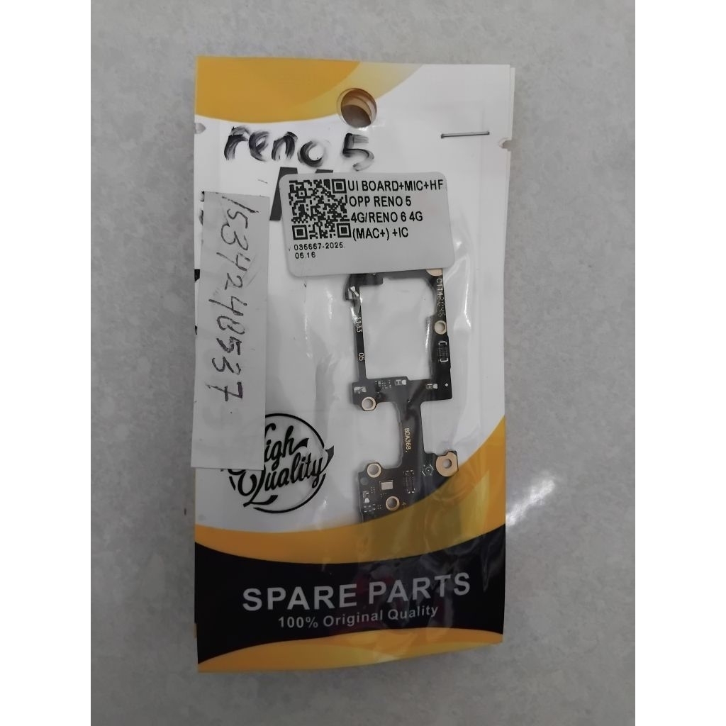 UI BOARD+MIC+HF OPPO 5 4G/ R3N0 6 4G (MAC+) +IC