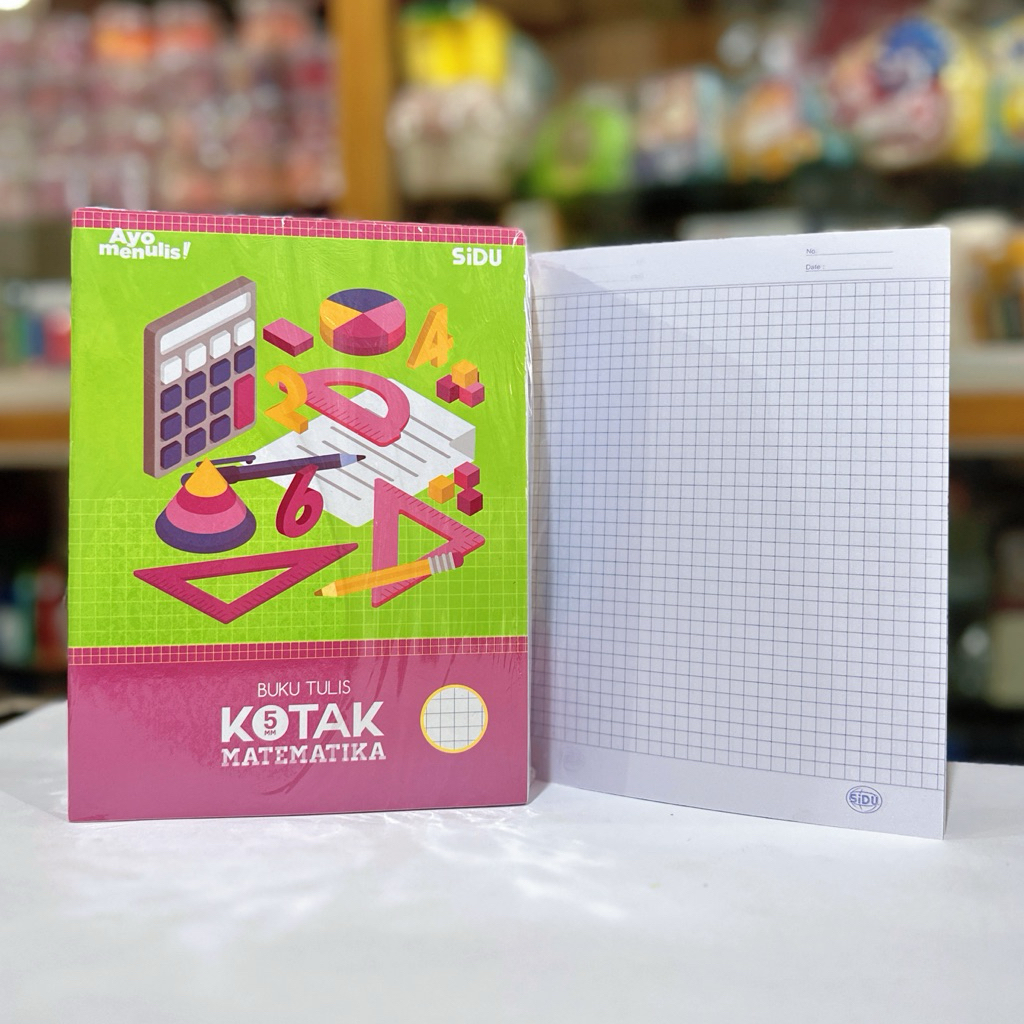 

Buku Tulis Kotak Matematika SIDU Isi 38 Kwarto [1 PCS]